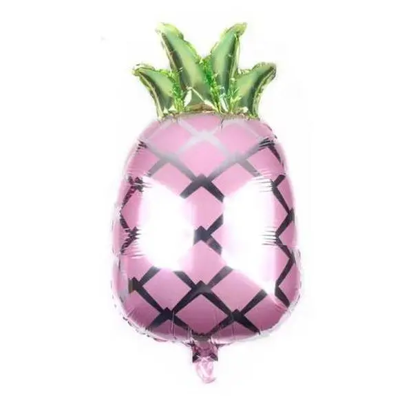Tropical Pink Pineapple Mylar Foil Balloon (18 Inches)
