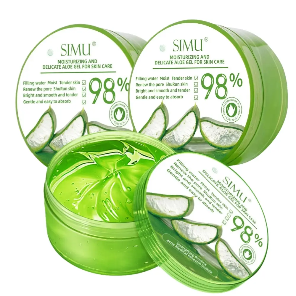3 Pack Simu Aloe Vera Gel, Natural Gentle Type, Long-Lasting Hydrating  Moisturizer, Skin Care Essential for Students & Commuters - TikTok Shop