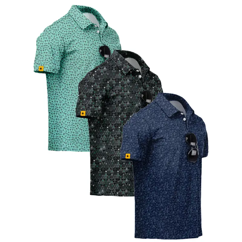 Dark blue graffiti + dark green snakeskin + light green beach