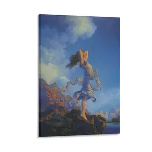 Maxfield Parrish Poster 13 Canvas Poster Bedroom Decor Sports Landscape Office Room Decor Gift