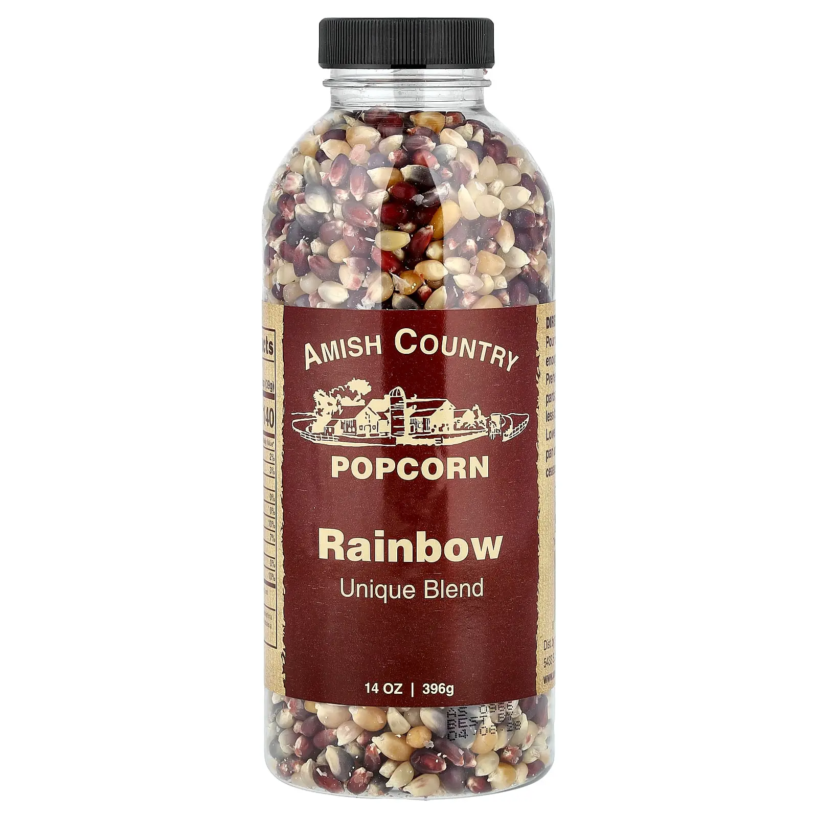 Amish Country Popcorn Unique Blend, Rainbow, 14 oz (396 g)