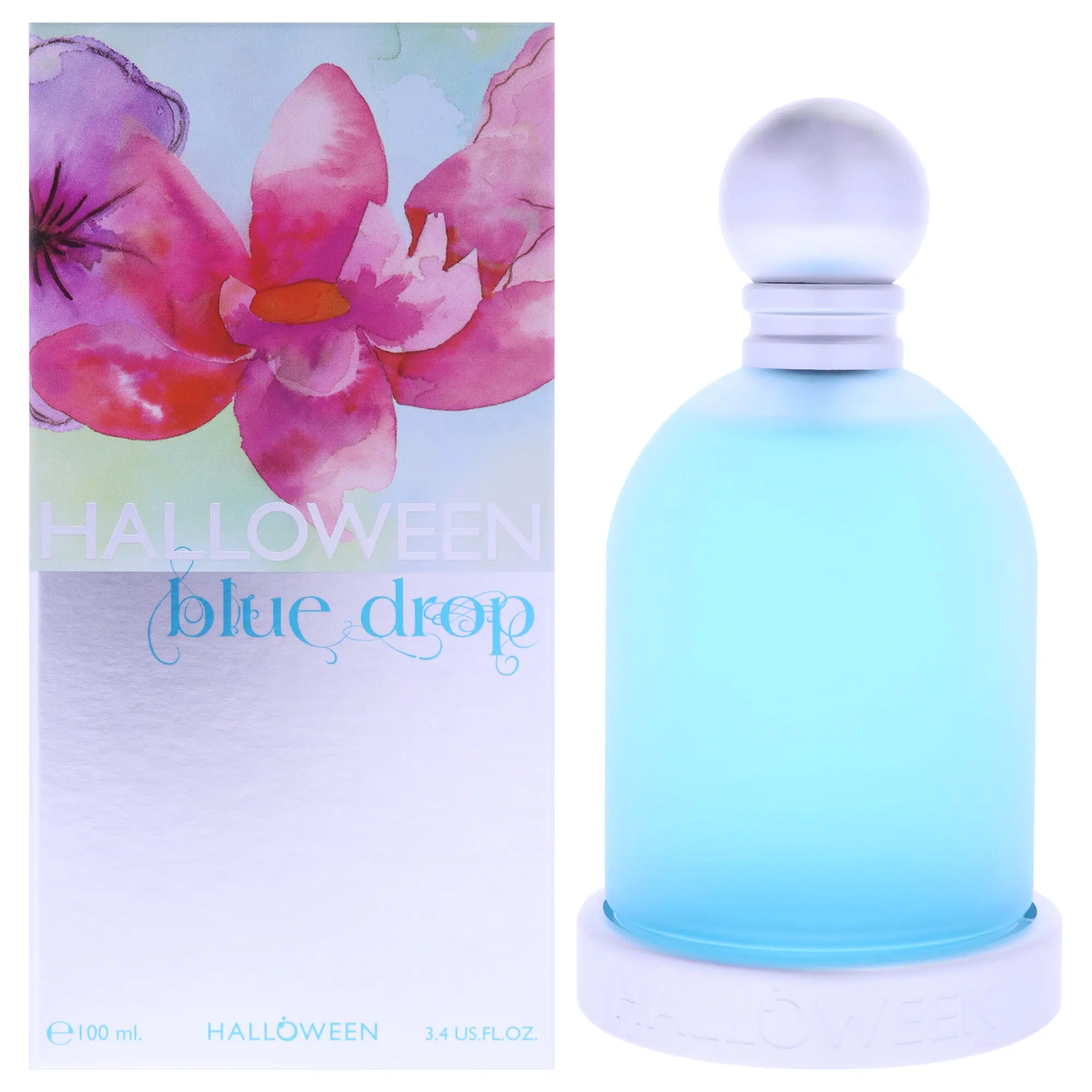 J. Del Pozo Halloween Blue Drop Women's Fresh Floral Vibrant Look Perfume - 3.4 oz (3 to 3.9 fl oz) EDT Spray, 100 ml Perfume, Unique Design