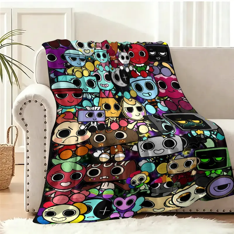Dandy's World All Characters Throw Blanket, Soft Fleece - TikTok Shop