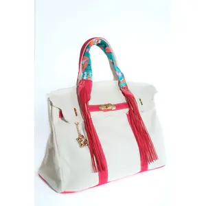 Elevated Spring Sundara Handbag with Designer Inspired Twilly & Clear Pouch – The Ultimate 2026 Aesthetic Statement Piece for Your Daily Look