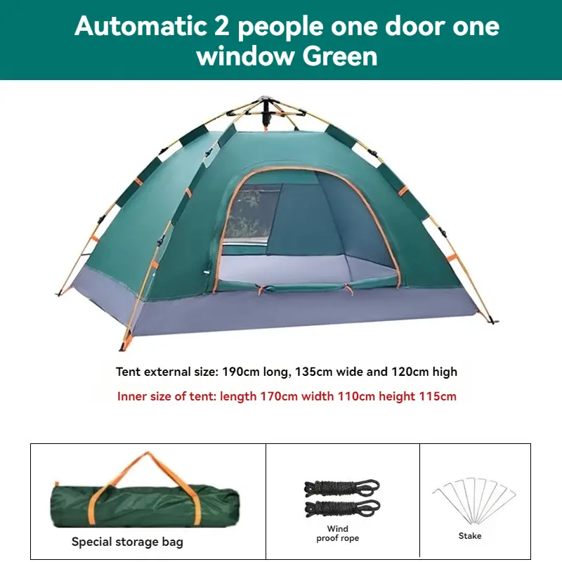 Outdoor portable folding tent camping overnight camping equipment beach awning car tail tent