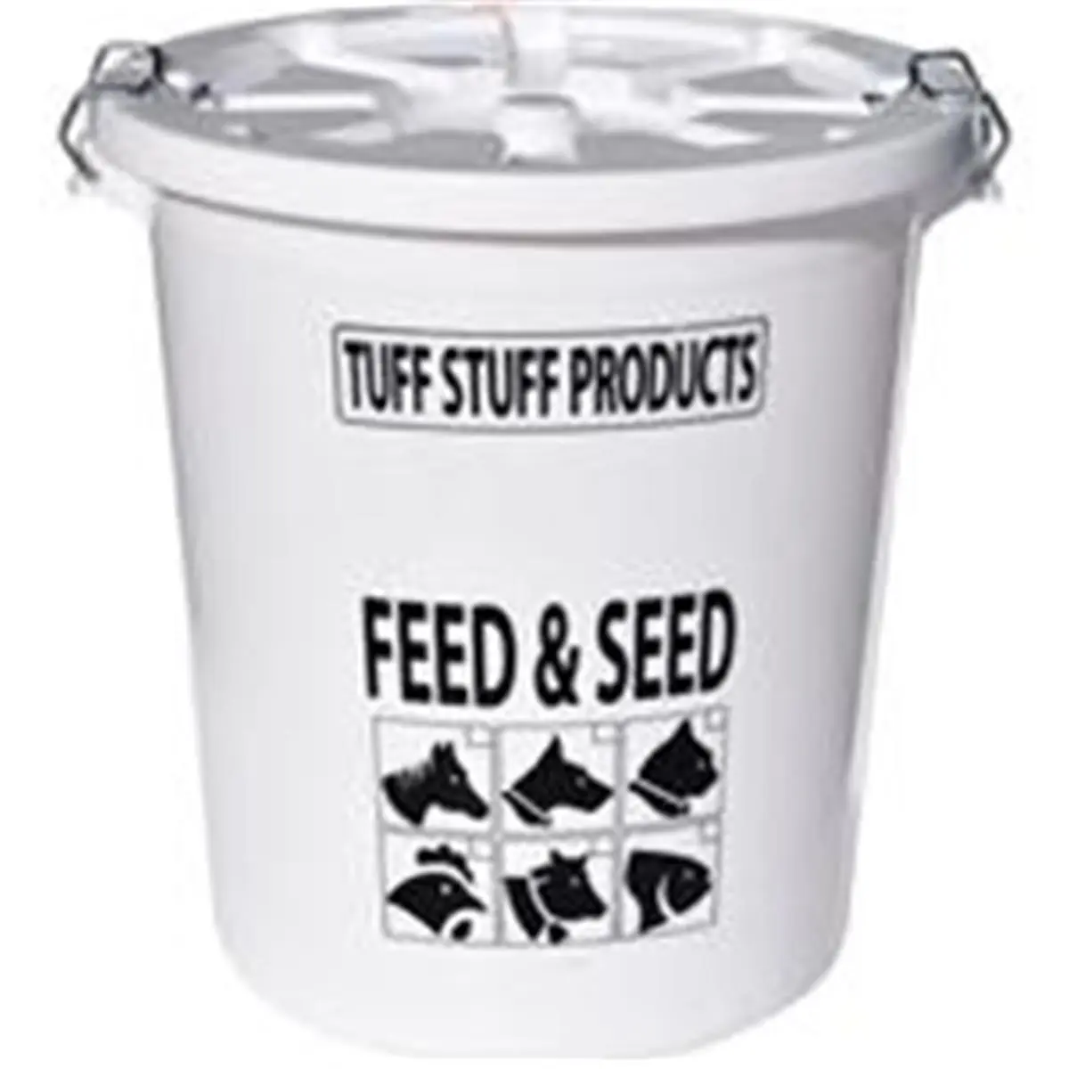 212 MAIN Tuff Stuff Products DBC Model 17gal Smooth Heat-Resistant Feed Storage Drum with Locking Lid for Textiles, Soft Furnishings