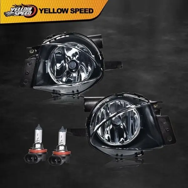 ALLGOOD Pair Set Polycarbonate Bumper Fog Lights with 12V Power H11 Bulbs, Factory Lens Fit for 2006-2008 BMW E90 325i 328i 330i 335i, 1 Pair