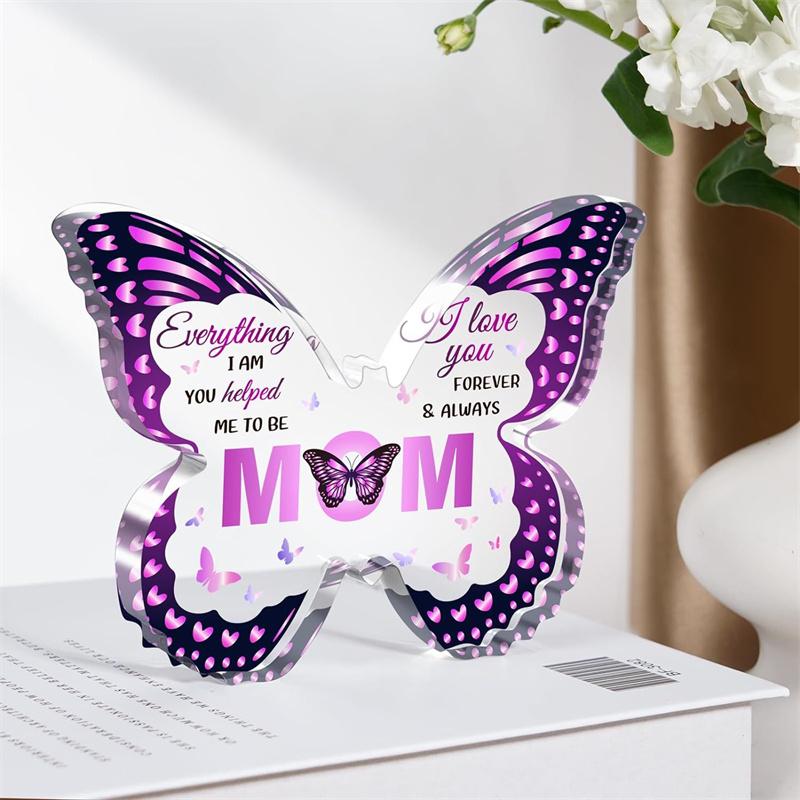Butterfly-Shaped Acrylic Keepsake Gifts For Mothers Day