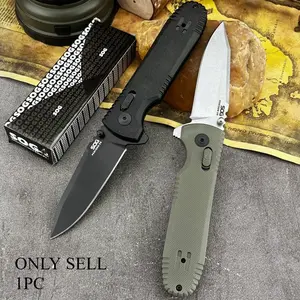 Hot Selling Pocket Folding Knife, Stainless Steel Fishing Hiking Rescue Tool, Nylon Fiber Handle, 7cr13mov Blade, Portable Camping Outdoorknife, Outdoor Survival Equipment, Outdoor Survival Gear