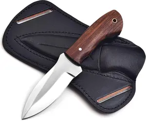 Fixed Blade Hunting Knife, Scout Carry Knifes, Bushcraft Tracker Knifes Ideal for Skinning For Outdoors Hunting, Survival, Camping, Hiking Knives Fivtan Horizontal Carry Knife