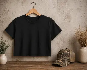 Summer Stack, is a perfect mix of a crop top and trucker hat Womenswear