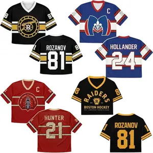 Matching Hockey Rivalry Jerseys Rozanov 81 & Hollander 24 – Couple Sports Fan Mesh Shirts | Trendy Game Day Outfit Gift