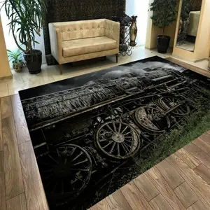 Atlas Rug, Fan Carpet Non Slip Floor Carpet,Teen'S Rug,Area Rug Halloween Gift For Family, Cute Gift Non-Slip Floor Carpet, Decoration Mat for home Living Room Bedroom, Room Decor, Home Decor
