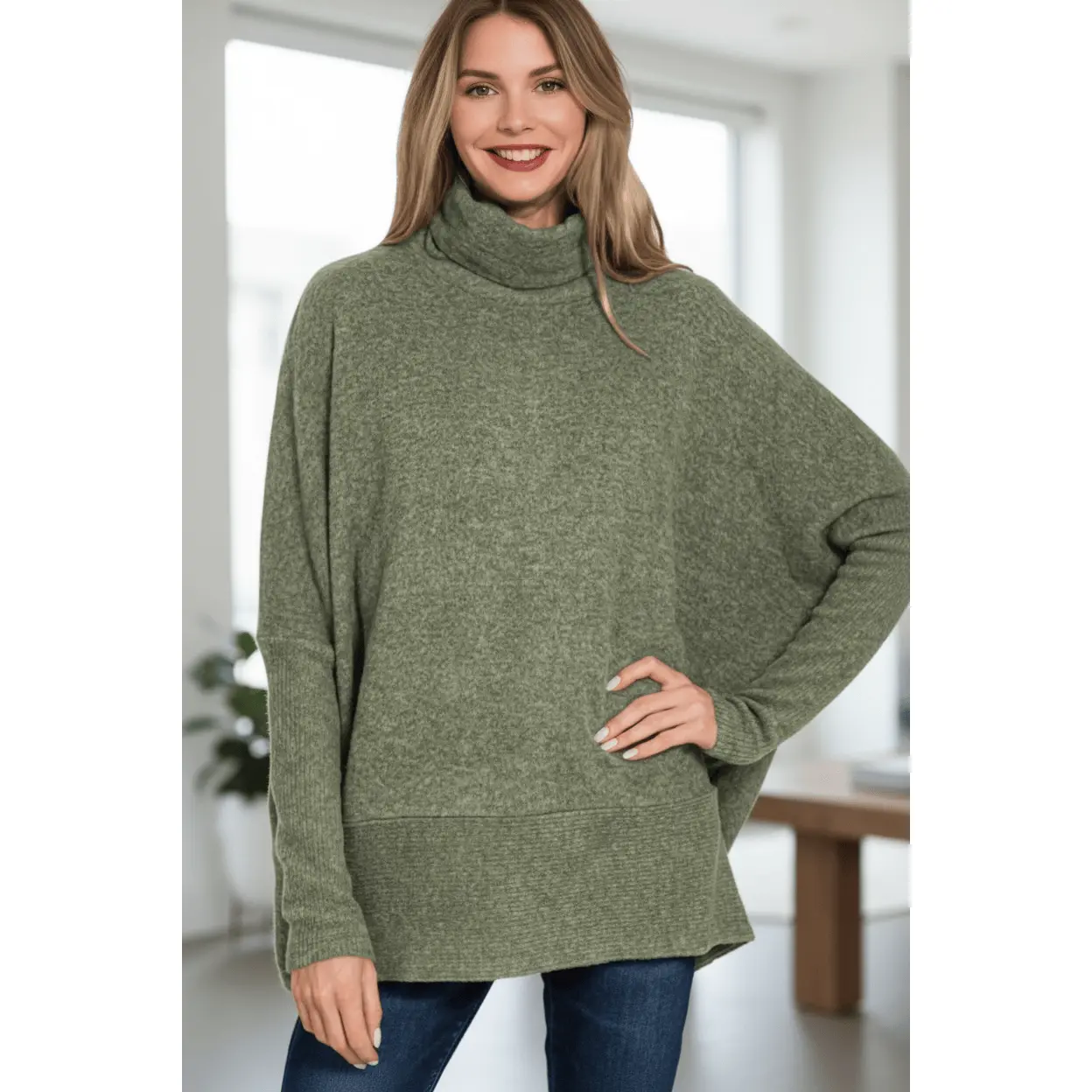 SALE - Brock Oversized Turtle Neck Sweater