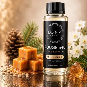 ROUGE 540 120ML Pure Natural Flower-Woody Aroma Oil - Smooth Scented Room Fragrance Freshener for Aromatherapy Diffusers, Relaxation
