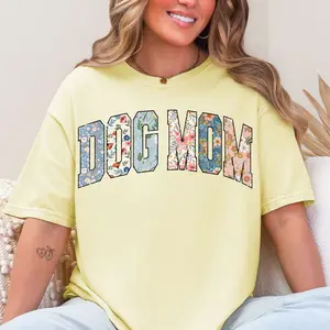 Dog Mama premade DTF gang sheet- 8 prints, Top Womenswear Summer Streetwear Tshirt