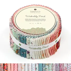 Tinyspool & Co. Fall is Here Jelly Roll Fabric Strips 40 Assorted Bundle Soft 100% American Cotton OEKO-TEX Certified for Quilting Crafting Sewing Home Decor Purse Making
