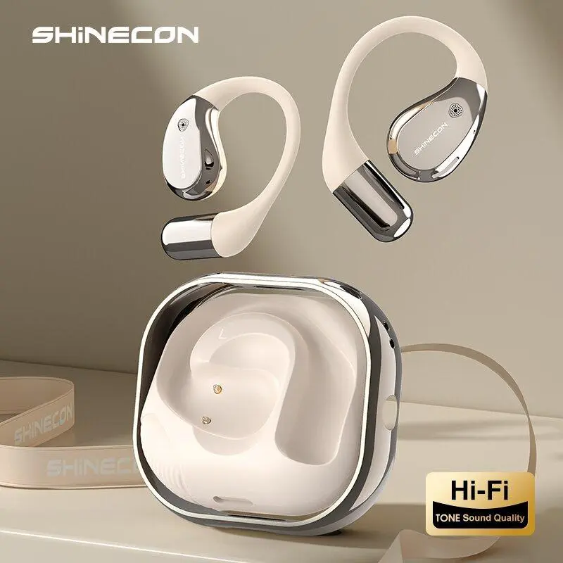 [SHINECON] X5PRO  Lossless Sound HIFI Comfortable Wear Stable Sound Music Gaming OWS Wireless Bluetooth Earphones IPX4 Life Waterproof