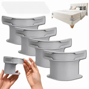 4 Pcs Heavy Duty adjustable Lock Sheet Holders with Elastic Straps, for All Size Mattress & Bed Use, Practical Bedding Fixing Clips, Firm Anti-slip Corner Fasteners to Keep Bed Sheets Tidy and Tight