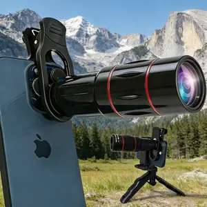 Telephone Telescope,See up to 10km away,18×25 High-Power HD Telephoto Monocular Lens for Smartphone Concert Photography