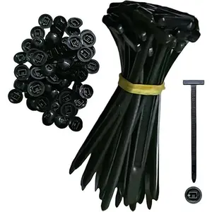 2025New Upgrade Heavy Duty Self-Locking Zip Ties with Button Lock，Nylon Universal Cable Tie Buckle,UV-Resistant Fasteners for Car Fender Trunk Repair, Wire Bundling, Home & Garage Use