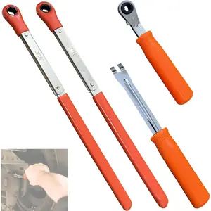 4 count Slack Adjuster Tools 5/16" 7/16" 9/16" Heavy Duty  Wrench Fork End Release Tool Double Square Ratcheting Wrench  Adjustment Tool