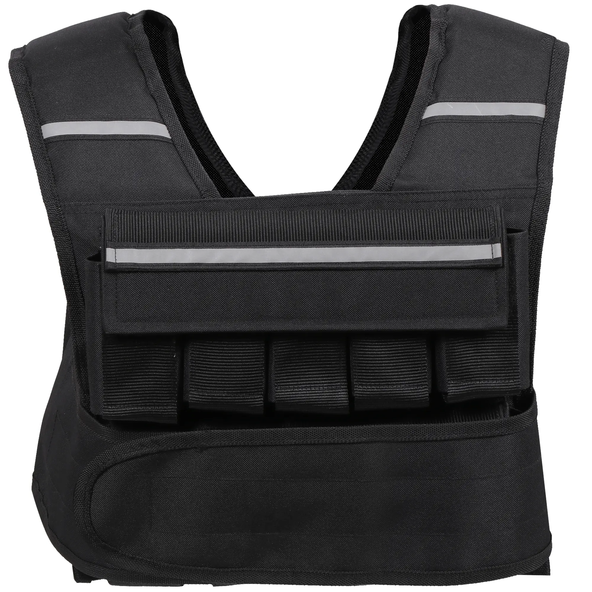 SuperDeal 30/40/60lb Adjustable Weighted Vest for Men Women Removable Weights Workout Vest with Reflective Strips for Running Rucking Strength Training
