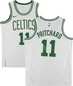 Payton Pritchard Boston Celtics Autographed Nike 2025-26 White Association Swingman Jersey - Fanatics Authentic Certified