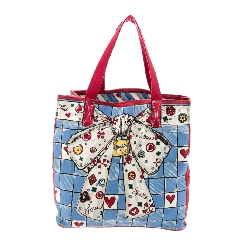 Brighton Love Sparkle Tote Canvas Tom Clancy Design MSRP $150 Women’s Purse