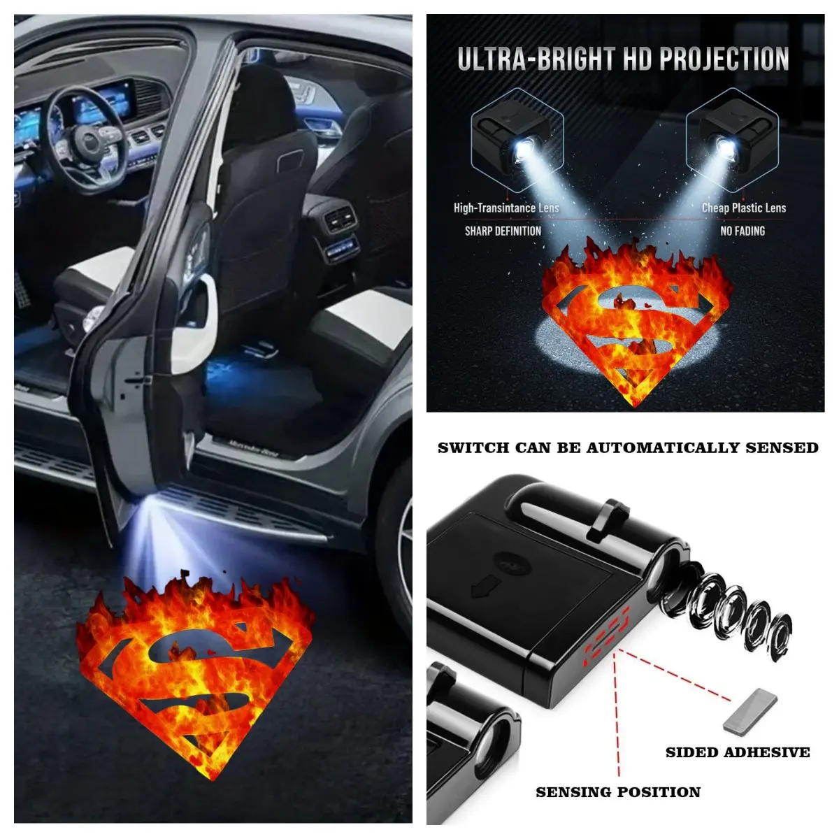 Custom Logo Wireless Projector Car Door Step Courtesy Puddle Ghost Custom Logo Wireless Projector Car Door Step Courtesy Puddle Ghost