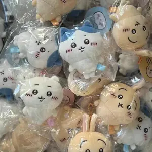 2026 Hot Kawaii Chiikawa Plush Keychain Doll | Anime Cute Hachiware Cartoon Bag Pendant Doll | Pendant Toys Birthday Present