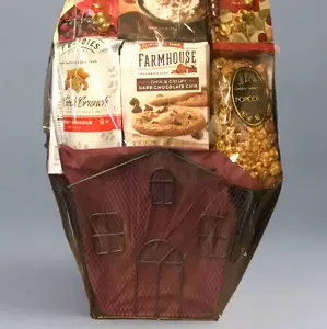 Large Wire House Gift Basket