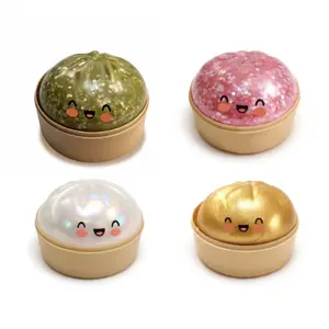 Unzip the bun explosion artifact, pinch the music gift blind box creative simulation vent bun decompression toy