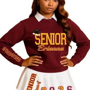 Custom Senior 2026 Outfit – Personalized Name + School Colors