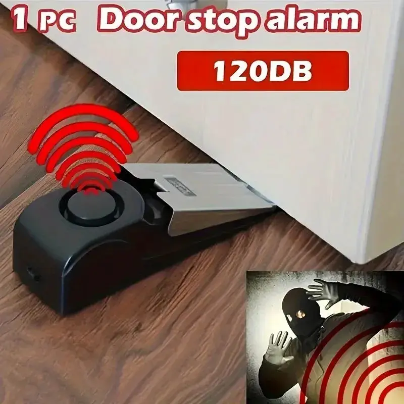 Use this portable doorstop alarm to protect your house or apartment anytime, anywhere!