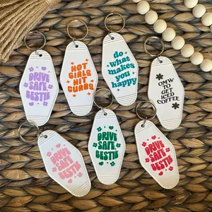 Retro Motel Keychains/Key Attachment/Cute Accessory