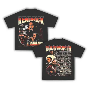 King Kendrick Vintage T-Shirt Unisex Double Sided Cotton Crewneck