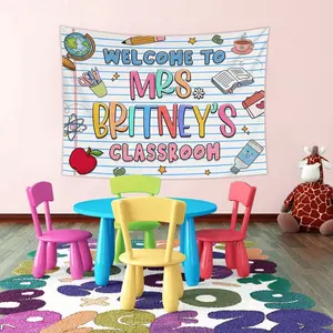 Custom Classroom Tapestry, Classroom Decor, Classroom Banner, Teacher Classroom Decor, Back To School Gift, Classroom Tapestry Wall Hanging