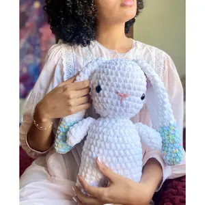 White Larkspur Snuggle Bunny