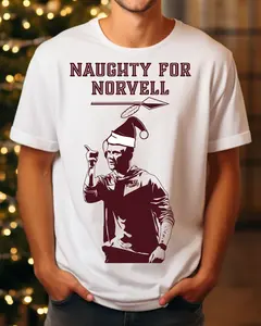 Gnarly Threads Apparel FSU Naughty For Norvell Holiday Short Sleeve T-Shirt