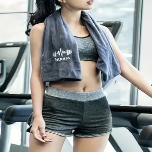 Soft Sports Towel, Absorbent Sweat Wipe, 25x100cm/9.84x39.4 Inches, Quick-Dry Fabric, Ideal for Gym Running Yoga Outdoor Activities