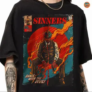 Sinners Horror Movie Vintage Graphic T-Shirt, Gift For Women, Gift For Man, Cotton Trending Shirt