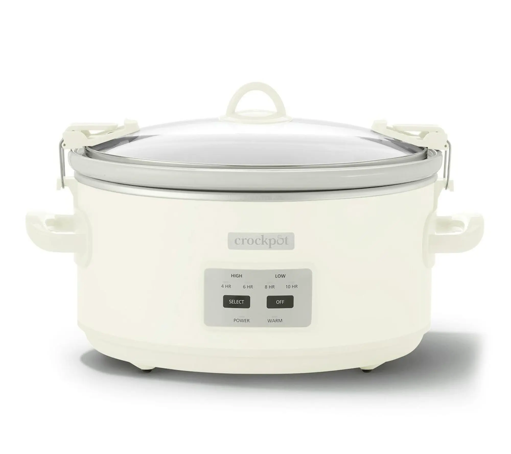 Crock Pot 7Qt Oval Programmable Slow Cooker in Oatmilk Cream