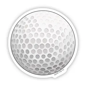 Blank Tag Co.® Waterproof Golf Ball Sticker