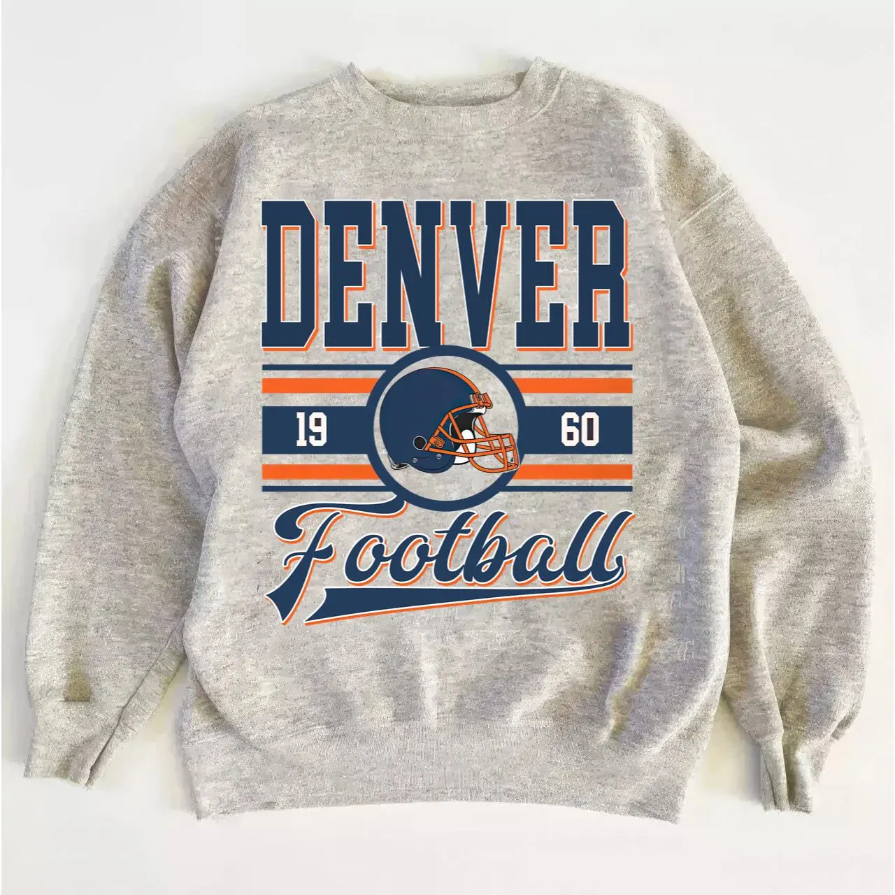 Denver Football Vintage Style Sweatshirt, Retro Football Sweatshirt, Football Fans Gift Pullover