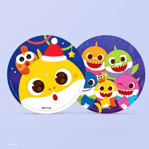 Pinkfong - Christmas Sharks  [7-INCH SINGLE VINYL RECORD] Picture Disc