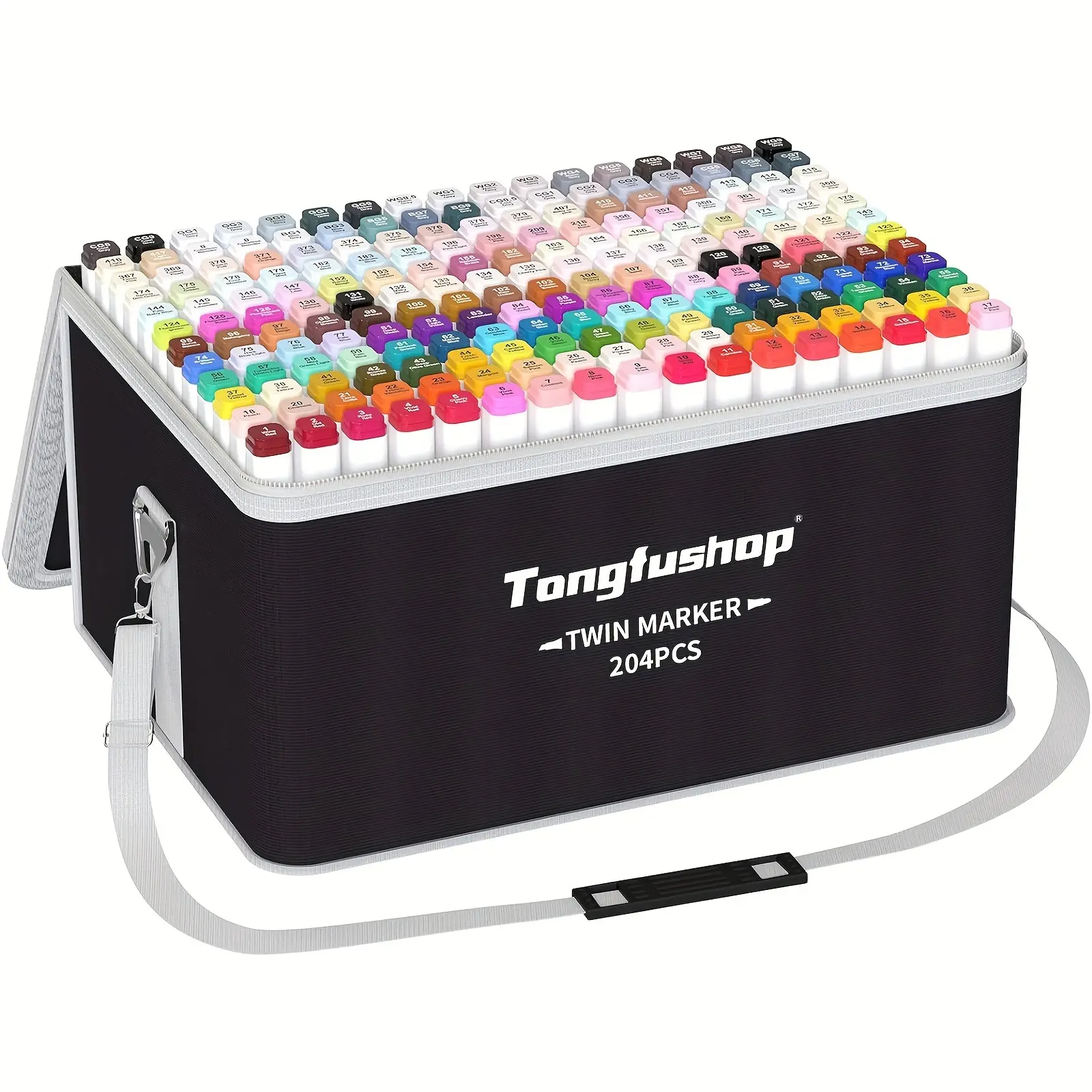 New Tongfushop 204colors Alcohol Markers Double Tip Blender Art Advertising printing and drawing equipment