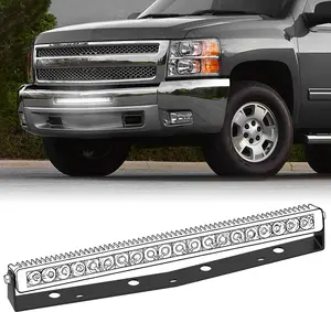 Nilight Front Lower Hidden Bumper Mounting Brackets for 22inch Single Row LED Light Bar Compatible with 2007-2013 Chevy Silverado 1500 and 2007-2010 Silverado 2500 3500 HD