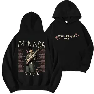 Ivan Cornejo Mirada Tour 2025 Hoodie, Full Tour Dates Pullover, Soft Graphic Music Shirt, Spanish Concert Outfit for Him Her, Trend Merch