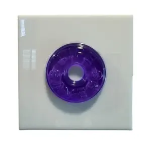 Purple Candy Pop Resin Wall Art – 8x8 Handmade Gloss Artwork (Ready to Hang)